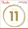 FENDER-80/20 Bronze DURA-TONE COATED Acoustic Guitar Strings