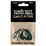 Ernie Ball - Camouflage (12-Pack) Guitar Camouflage Picks
