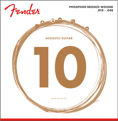 Fender - Phosphor Bronze Acoustic Guitar Strings Set