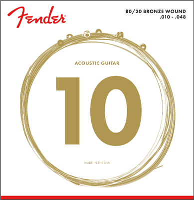 FENDER - 80/20 Bronze Acoustic Guitar Strings