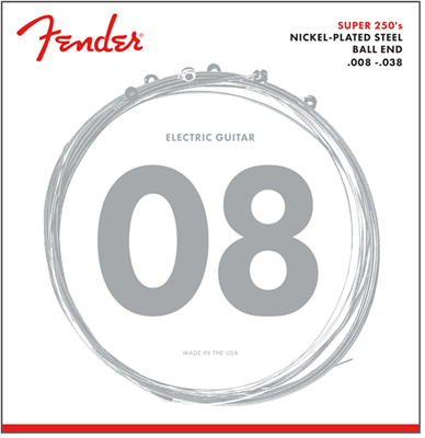 FENDER - Super 250'S Series Electric Guitar Strings
