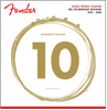 FENDER-80/20 Bronze DURA-TONE COATED Acoustic Guitar Strings