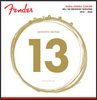 FENDER-80/20 Bronze DURA-TONE COATED Acoustic Guitar Strings