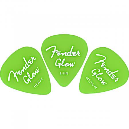 FENDER GLOW PICKS 12 PK, Designed for versatility!