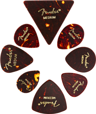 FENDER - ALL SHAPES SHELL PICK - Designed for versatility