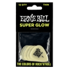 Ernie Ball - Super Glow (12-Pack) - High-Quality Polycarbonate Picks