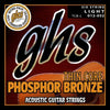 GHS - THIN CORE  Phosphor Bronze Acoustic Guitar Strings