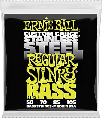 Ernie Ball Slinky Stainless Steel Electric Bass Strings Set
