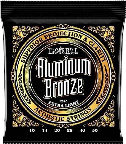 Ernie Ball - Aluminum Bronze Guitar Strings Set