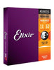 Elixir - NANOWEB Phosphor Bronze Acoustic Guitar Strings